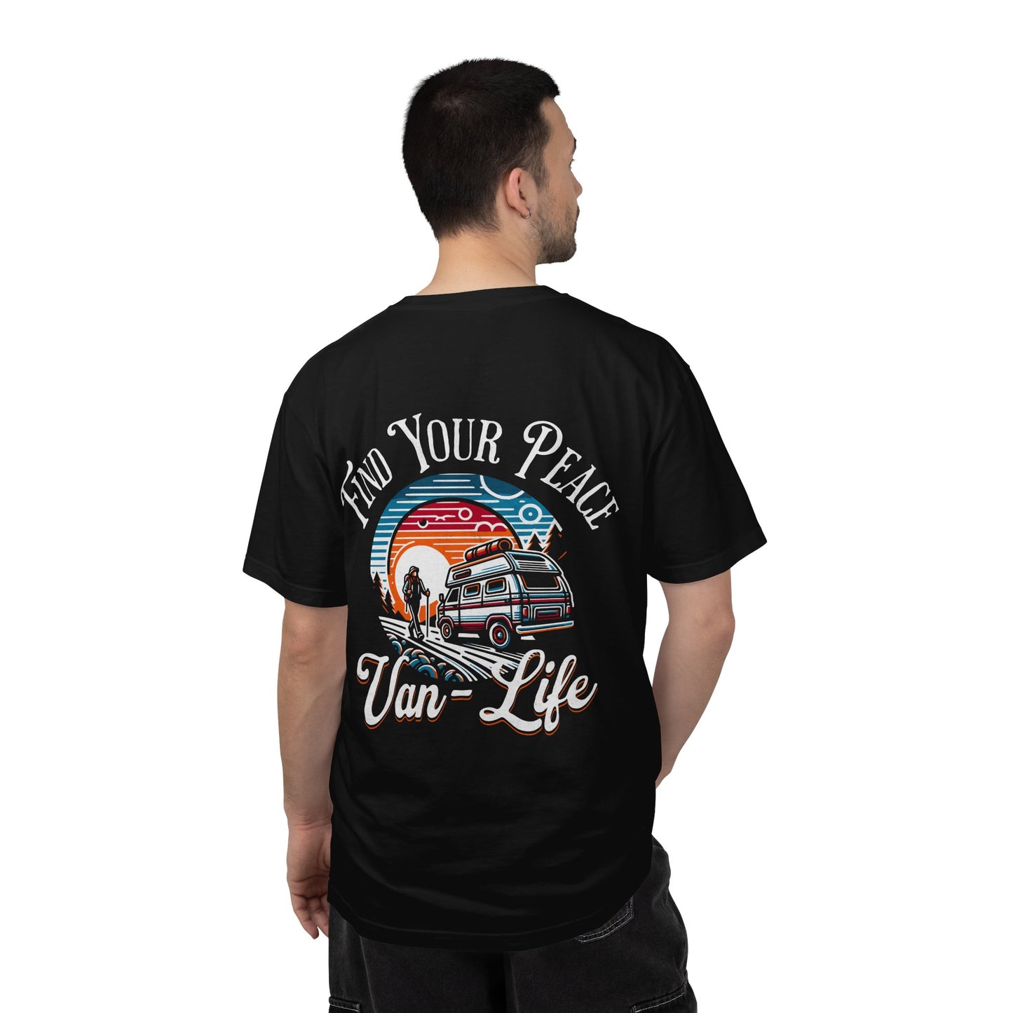 Backprint Find Your Peace Van Life T-Shirt