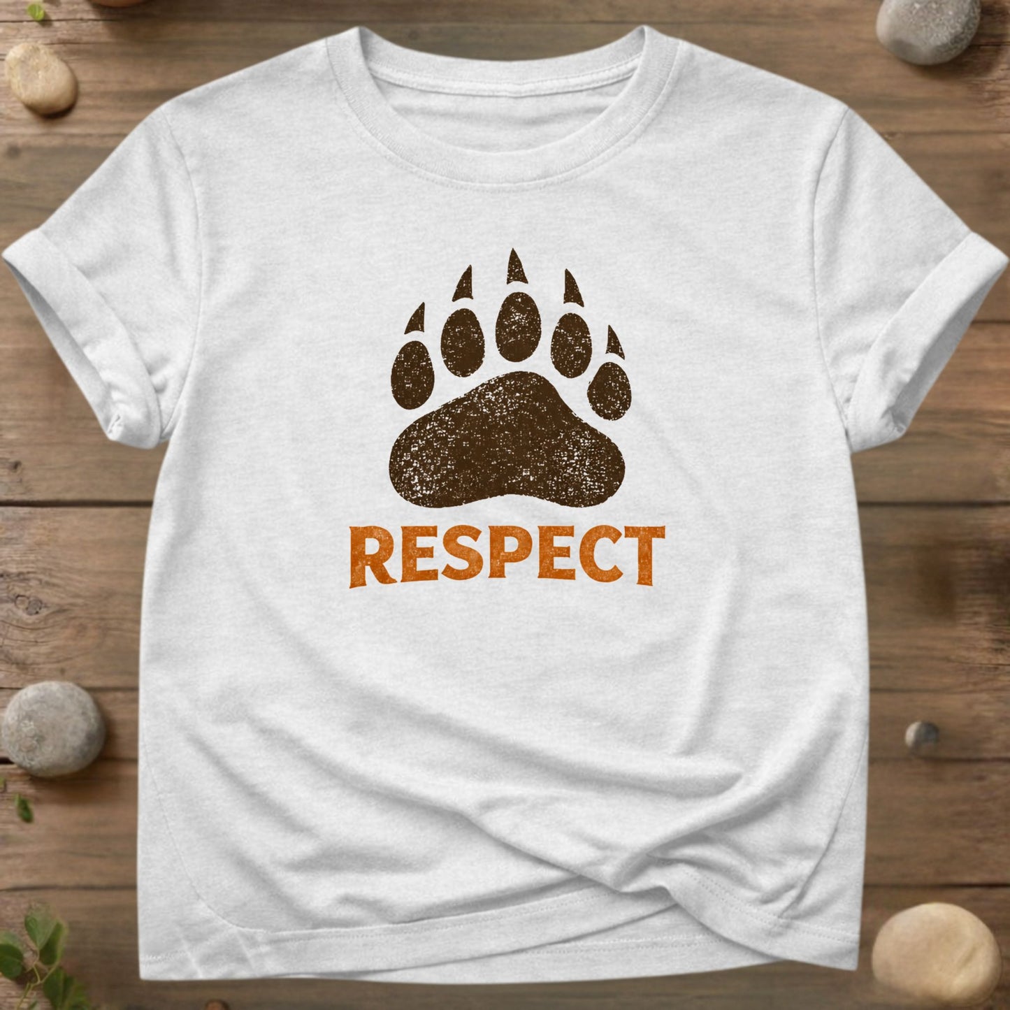 Respect – Wildlife Paw Print Statement Design