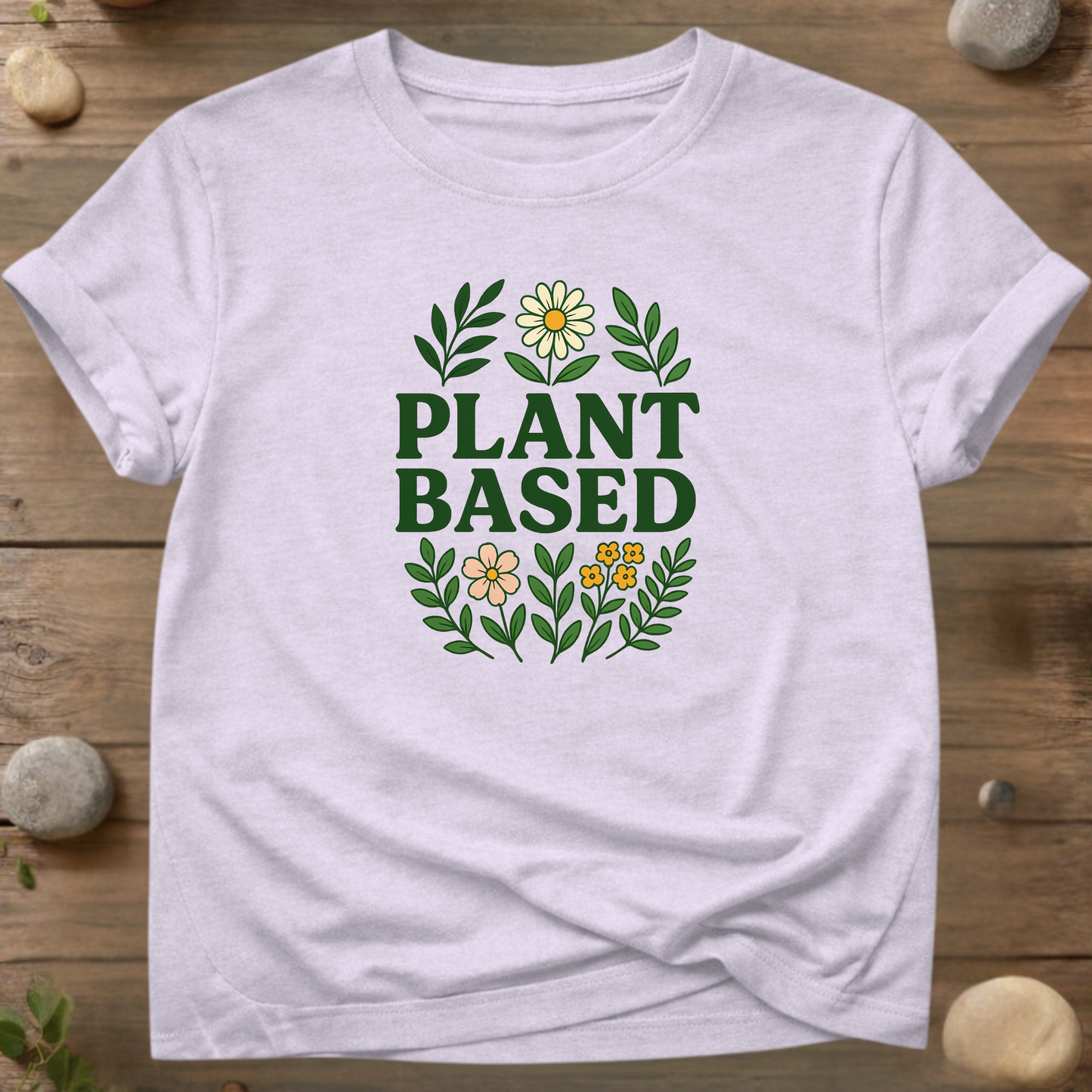 Plant Based Floral T-Shirt – Eco-Friendly Tee