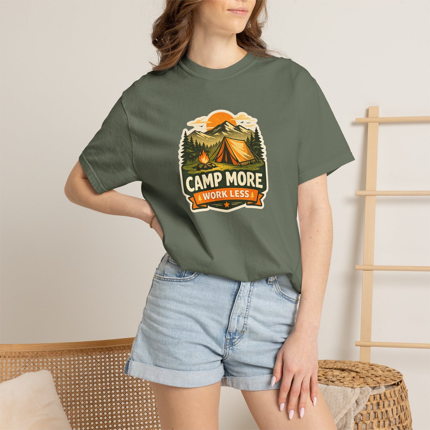 Camp More Work Less T-Shirt