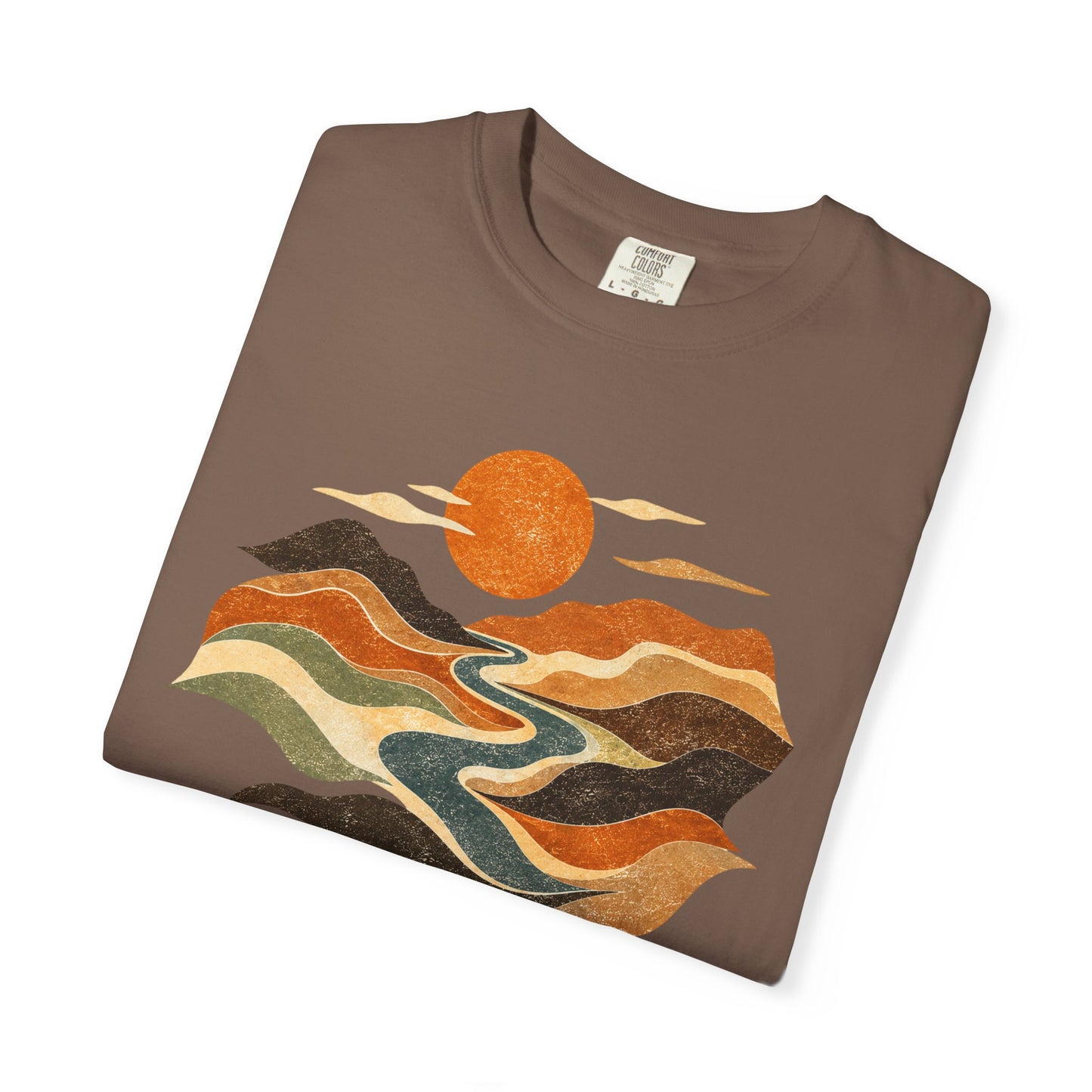Retro Sunset Landscape T-Shirt