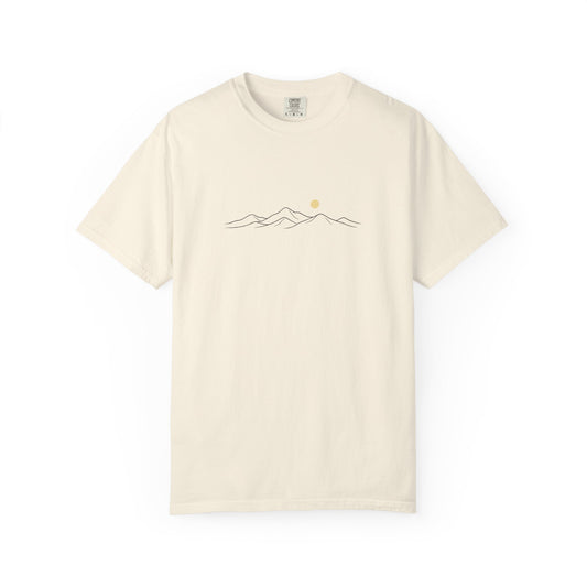 Minimal Mountain Sunrise T-Shirt