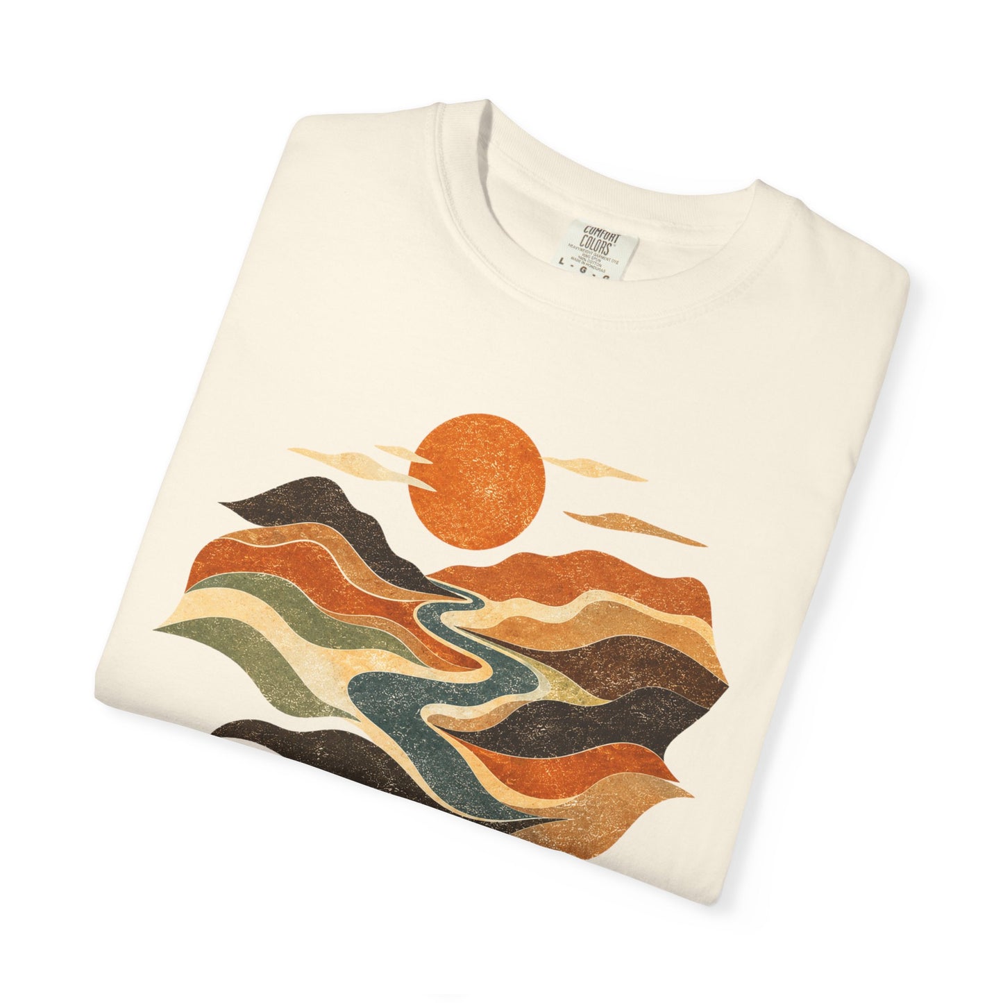 Retro Sunset Landscape T-Shirt
