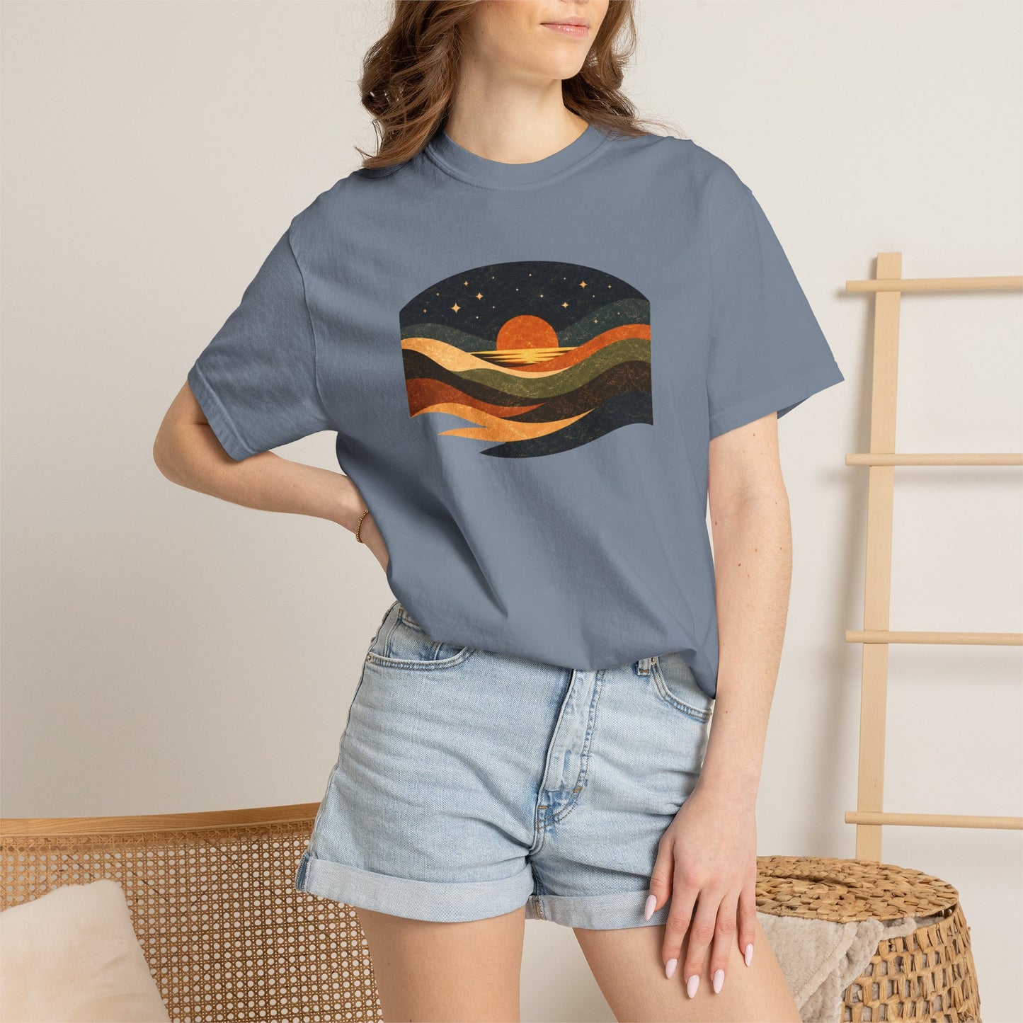 Retro Sunset Wave T-Shirt