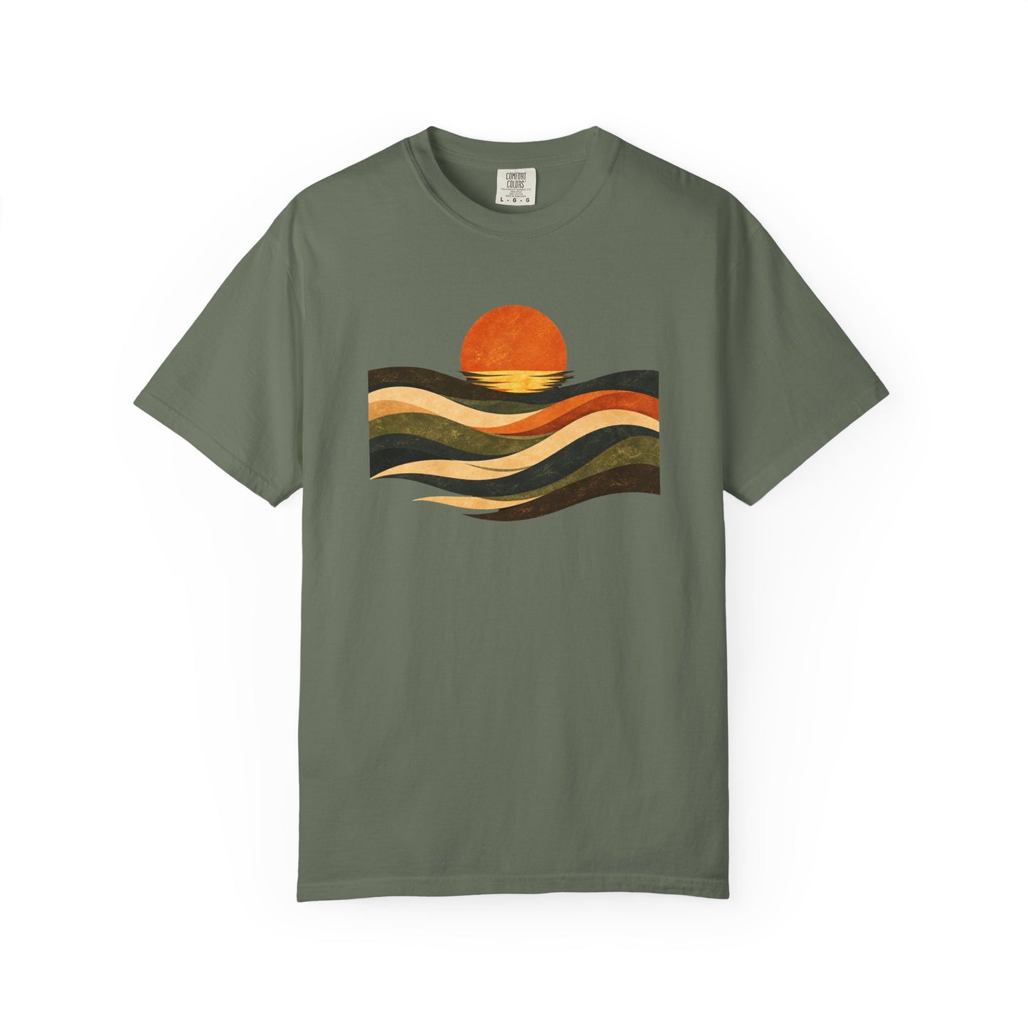 Retro Sunset Waves T-Shirt