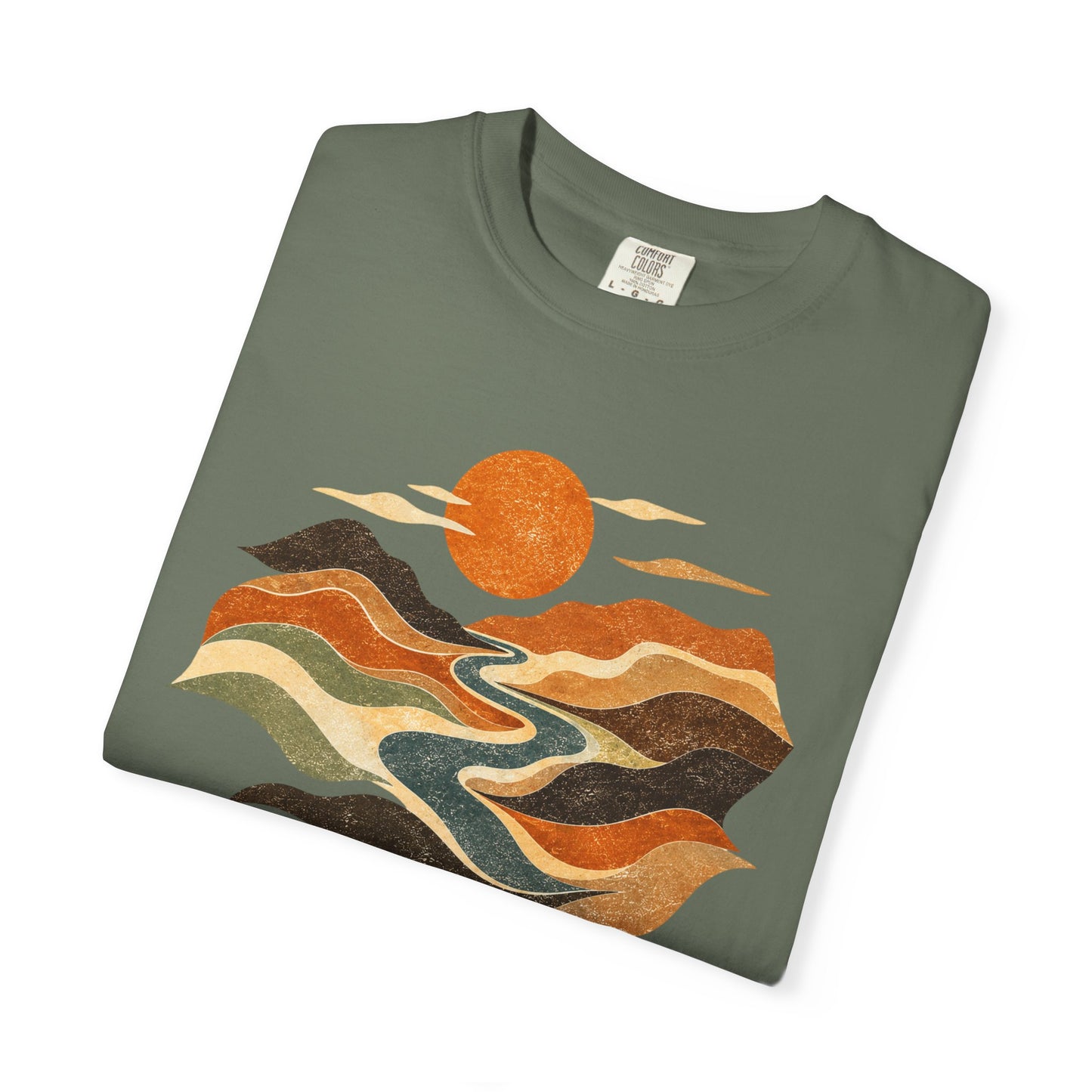 Retro Sunset Landscape T-Shirt