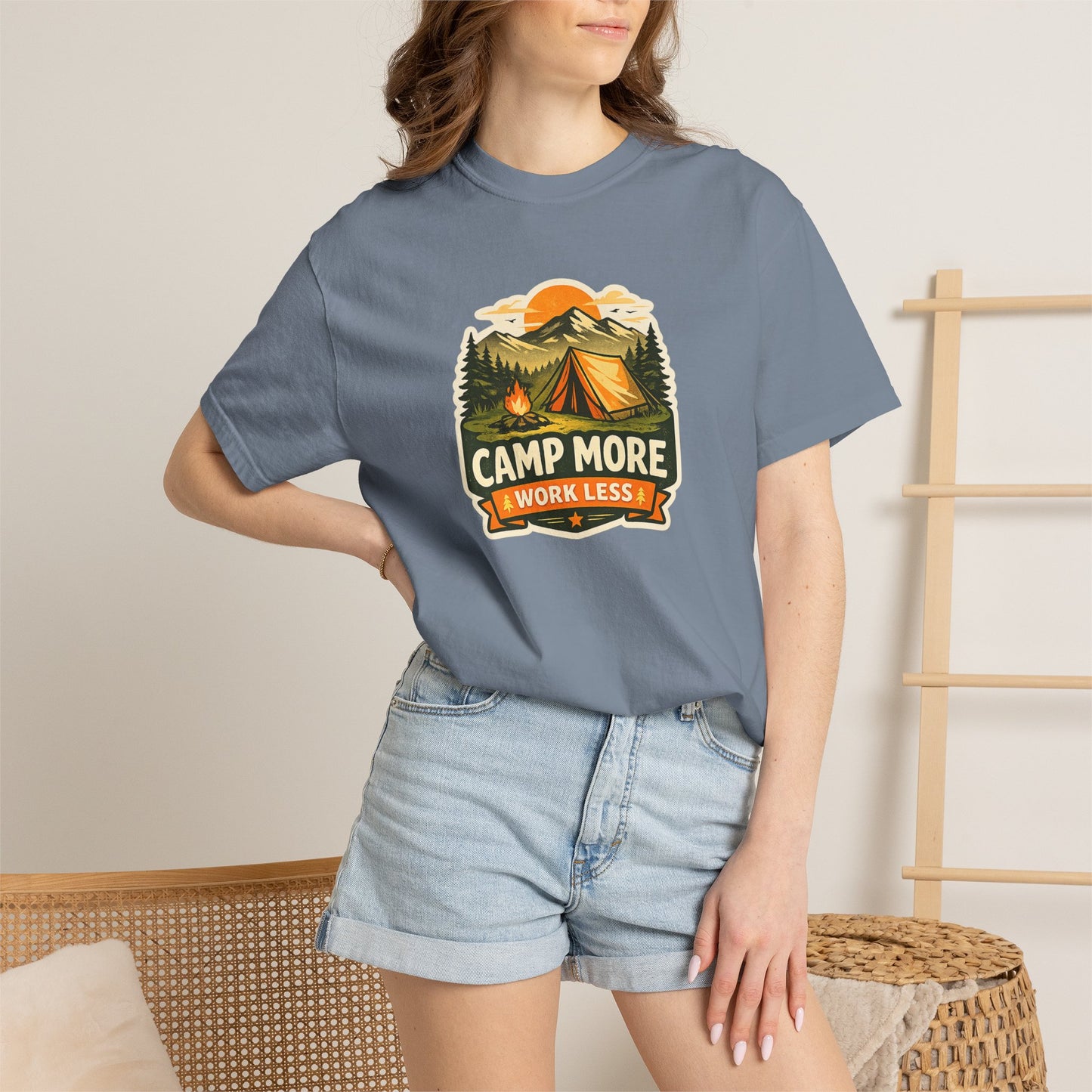 Camp More Work Less T-Shirt