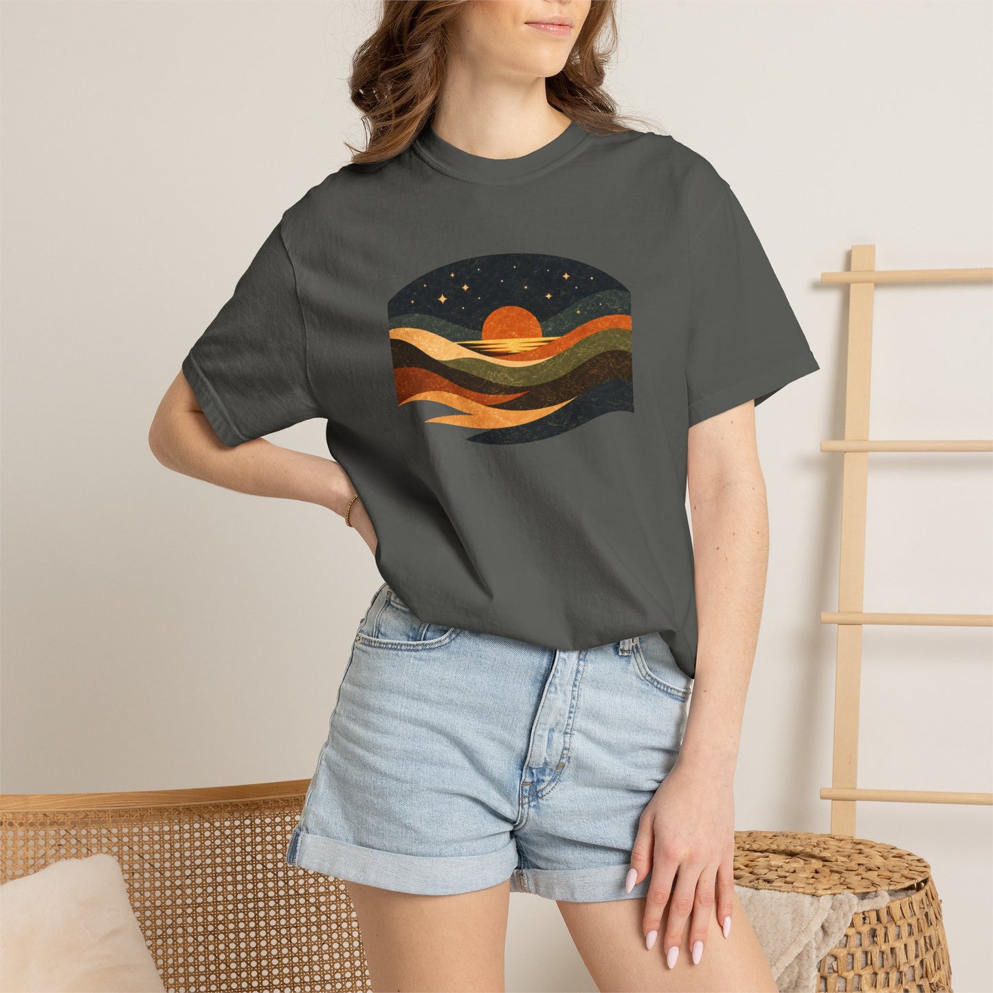 Retro Sunset Wave T-Shirt