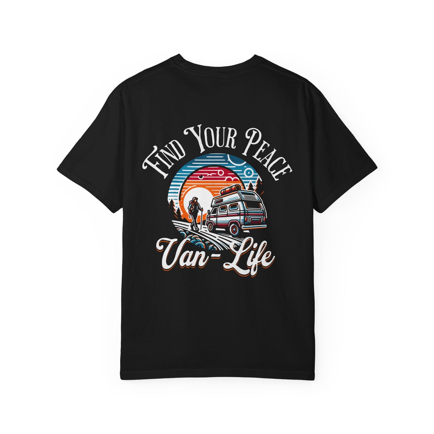 Backprint Find Your Peace Van Life T-Shirt