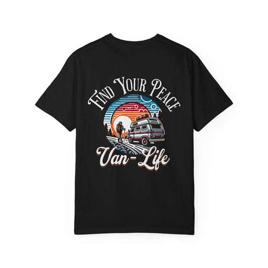 Backprint Find Your Peace Van Life T-Shirt