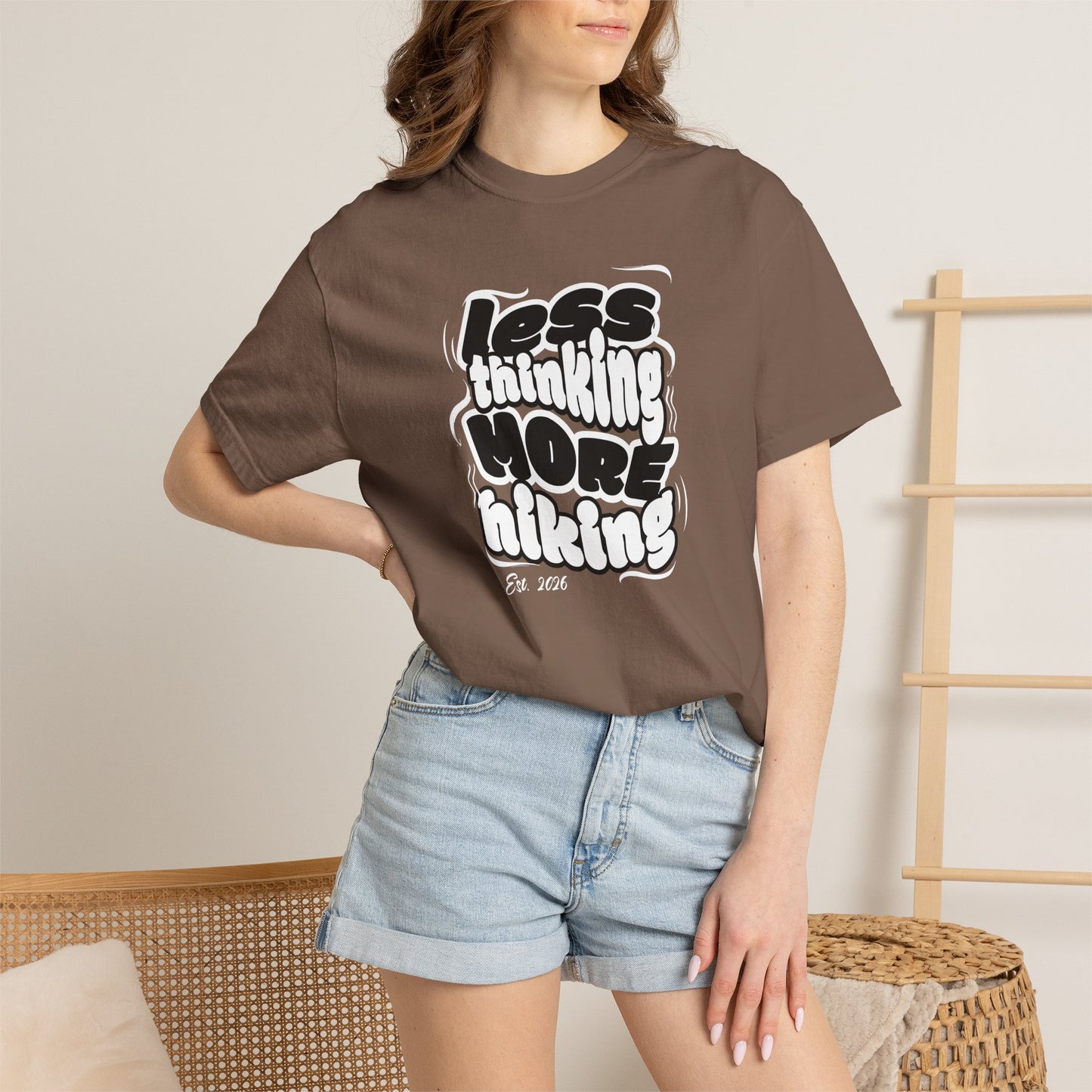 Less Thinking More Hiking T-Shirt