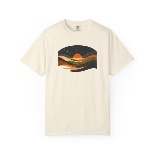 Retro Sunset Wave T-Shirt