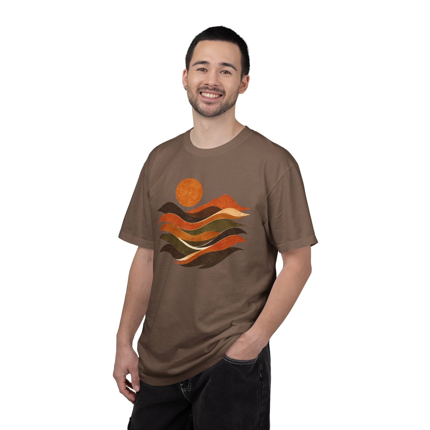 Retro Sunset Waves T-Shirt