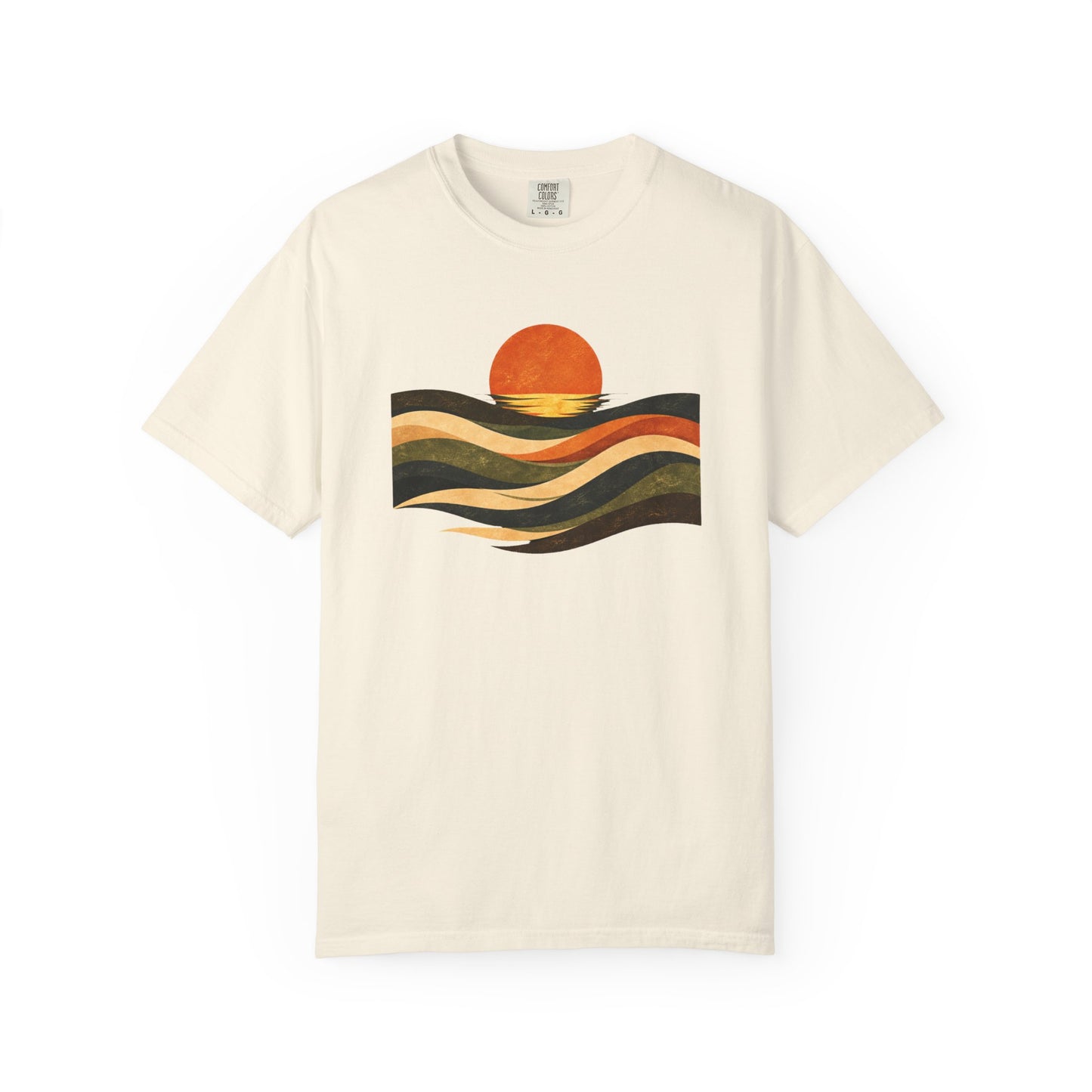 Retro Sunset Waves T-Shirt