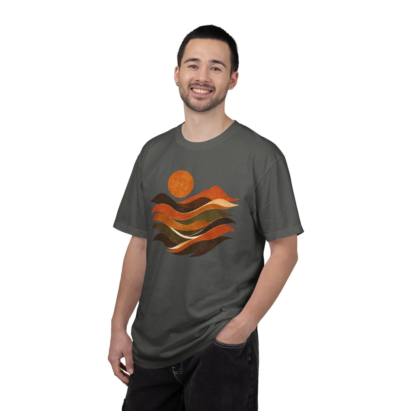 Retro Sunset Waves T-Shirt