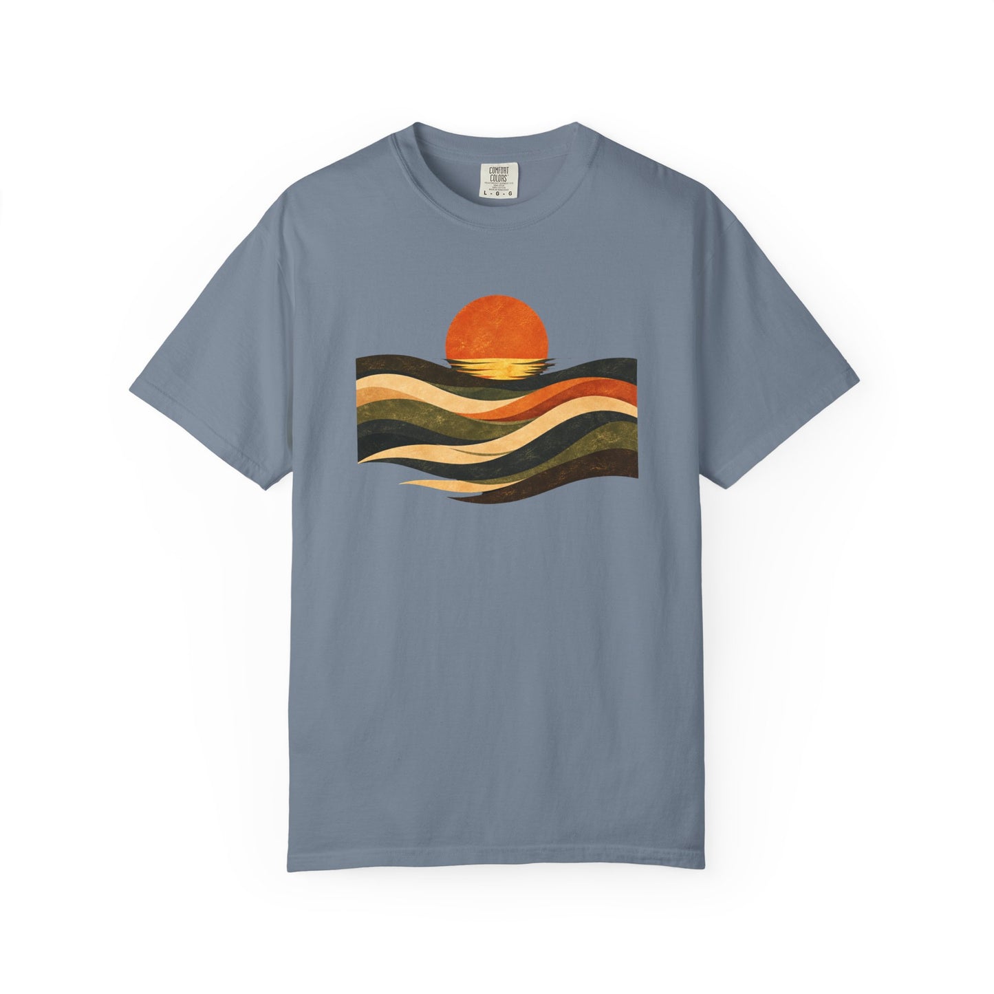 Retro Sunset Waves T-Shirt