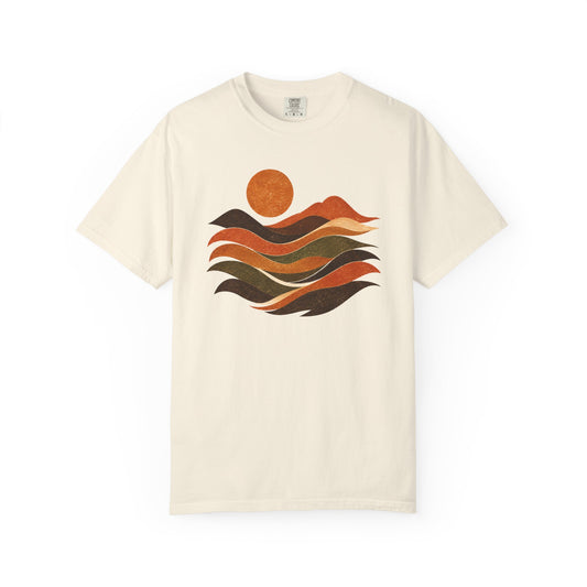 Retro Sunset Waves T-Shirt
