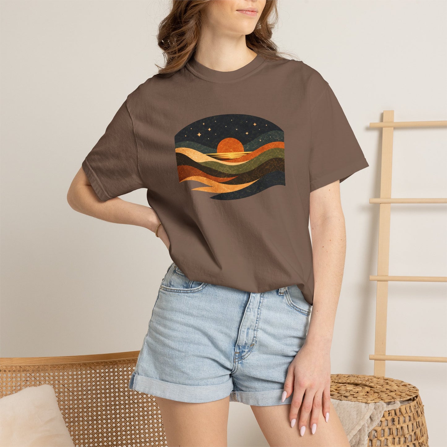 Retro Sunset Wave T-Shirt