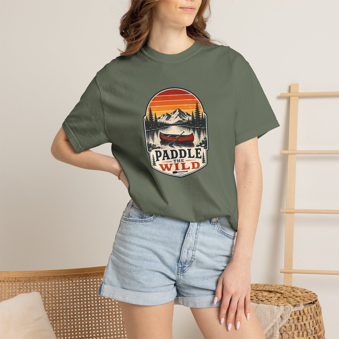 Paddle Wild Canoe T-Shirt