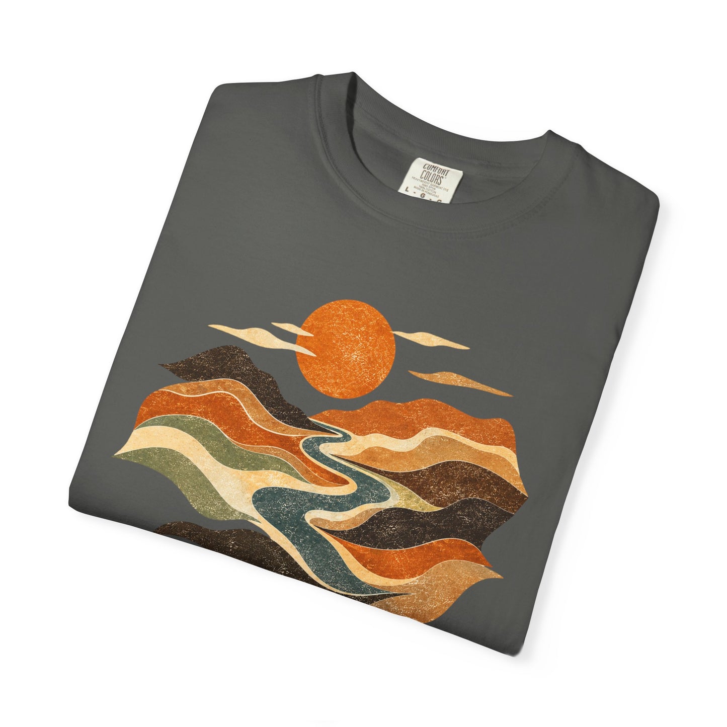 Retro Sunset Landscape T-Shirt