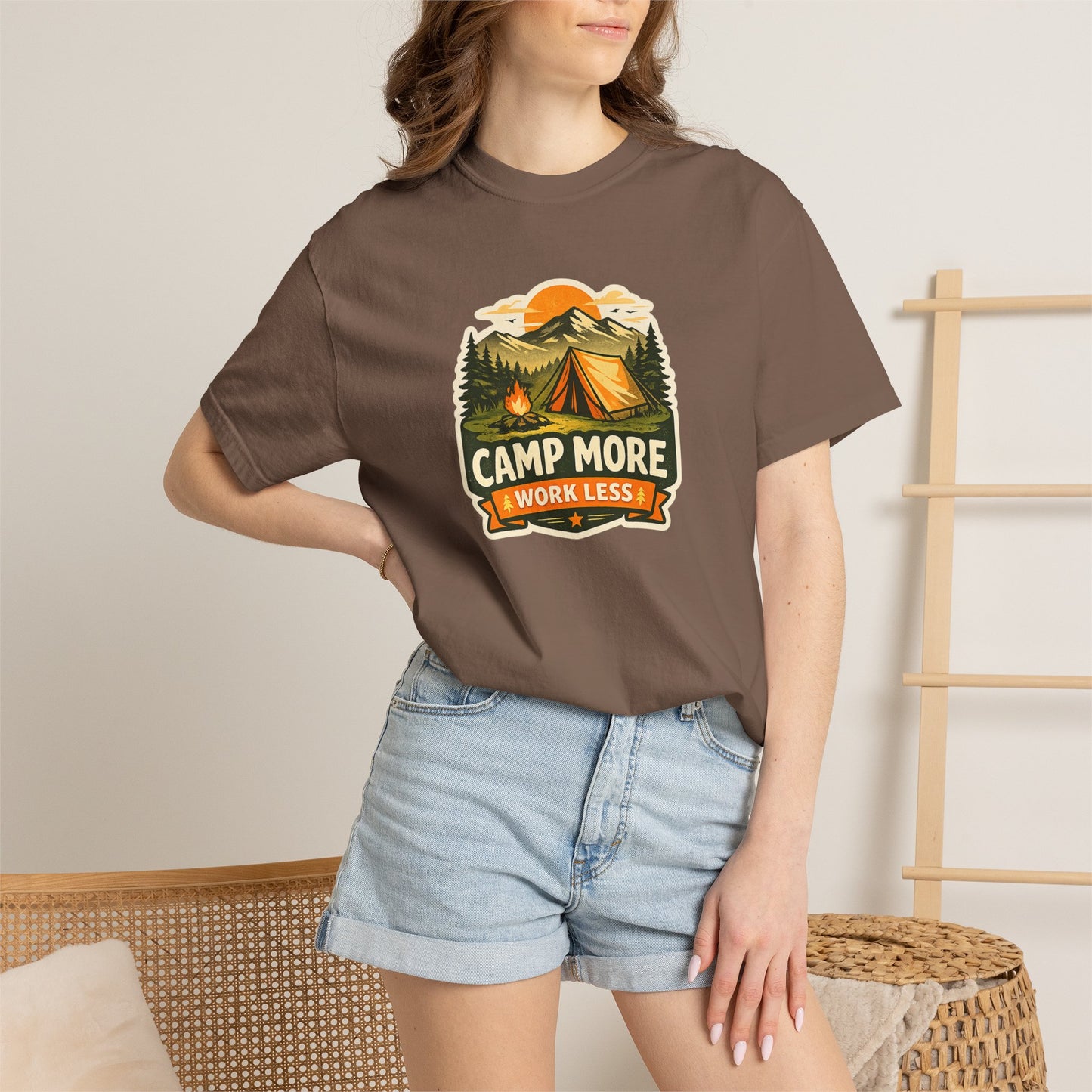 Camp More Work Less T-Shirt