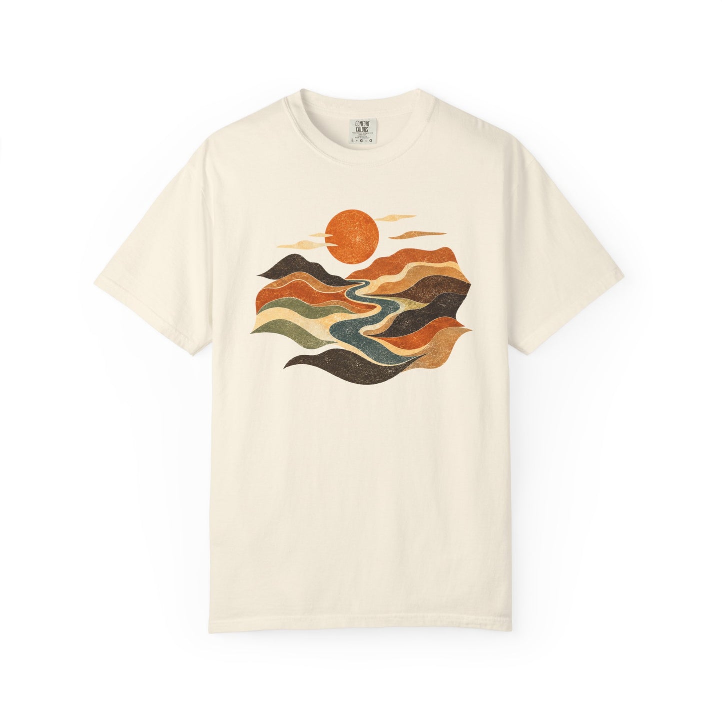 Retro Sunset Landscape T-Shirt