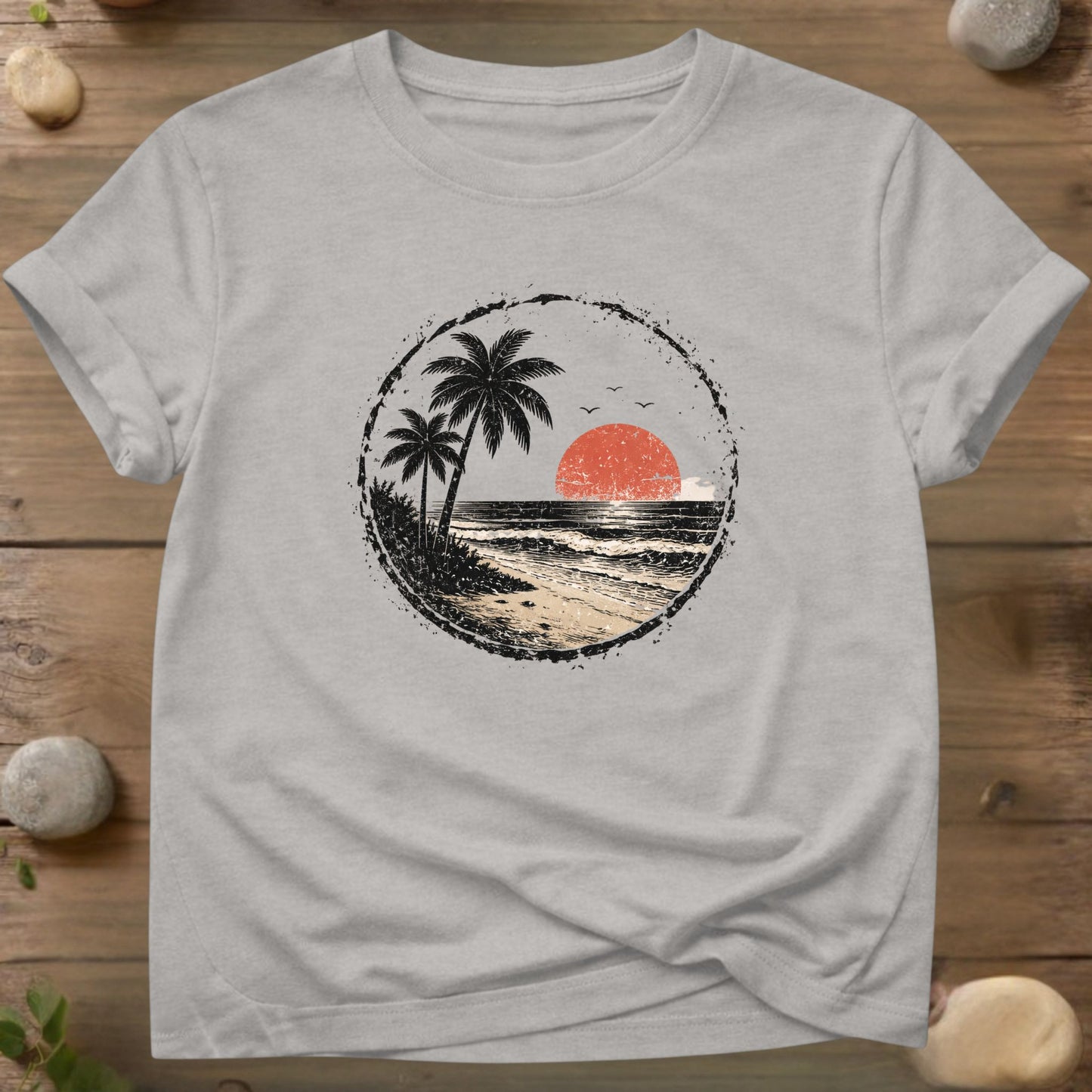 Vintage Palm Sunset T-Shirt