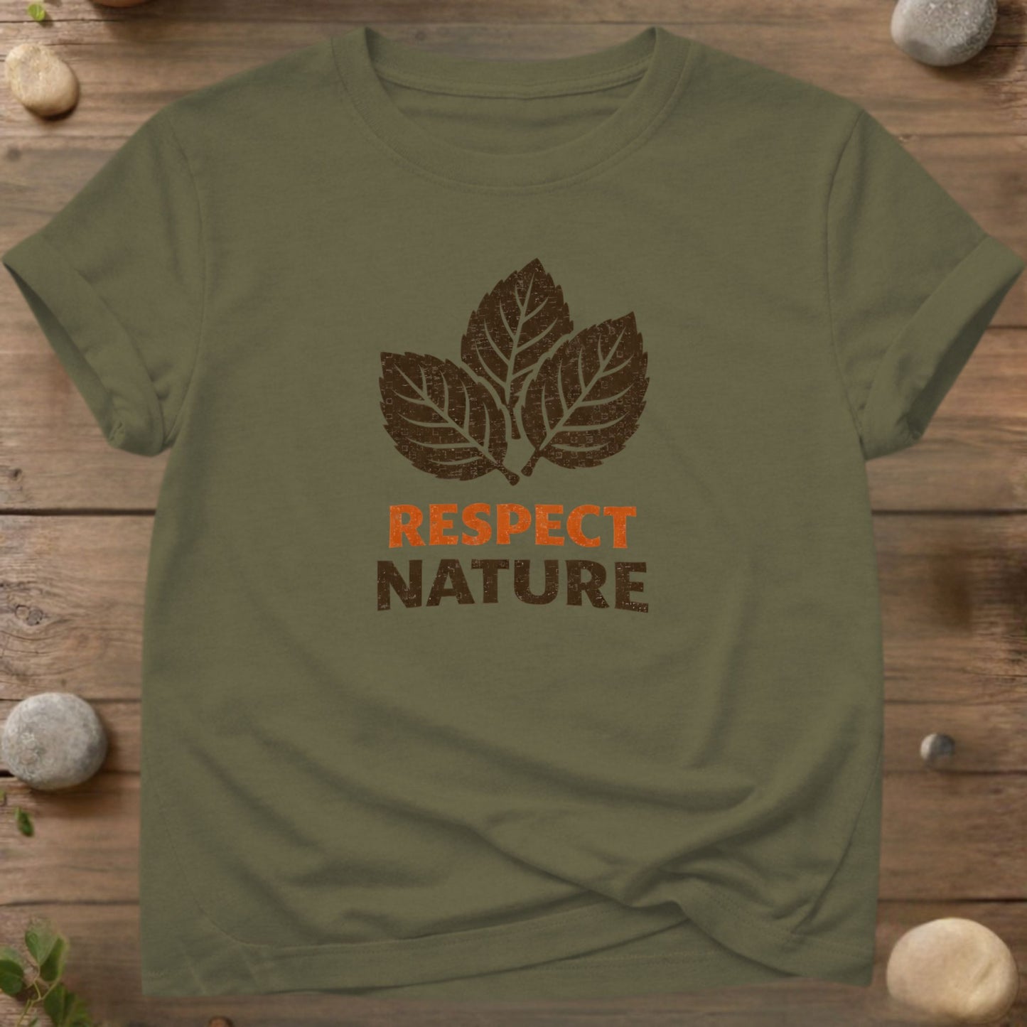Respect Nature – Minimal Eco Statement Design