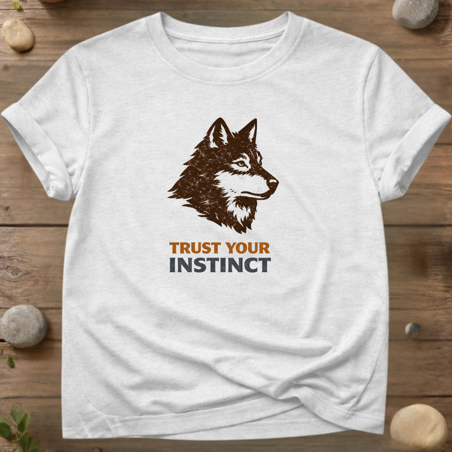 Trust Your Instinct | Wolf Spirit T-Shirt