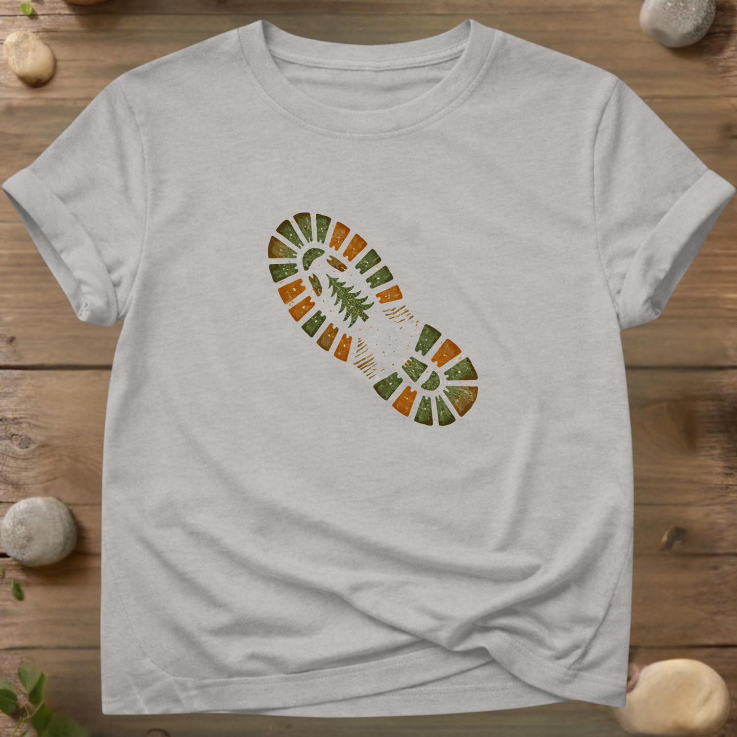 Nature Footprint | Outdoor Trail Inspired T-Shirt