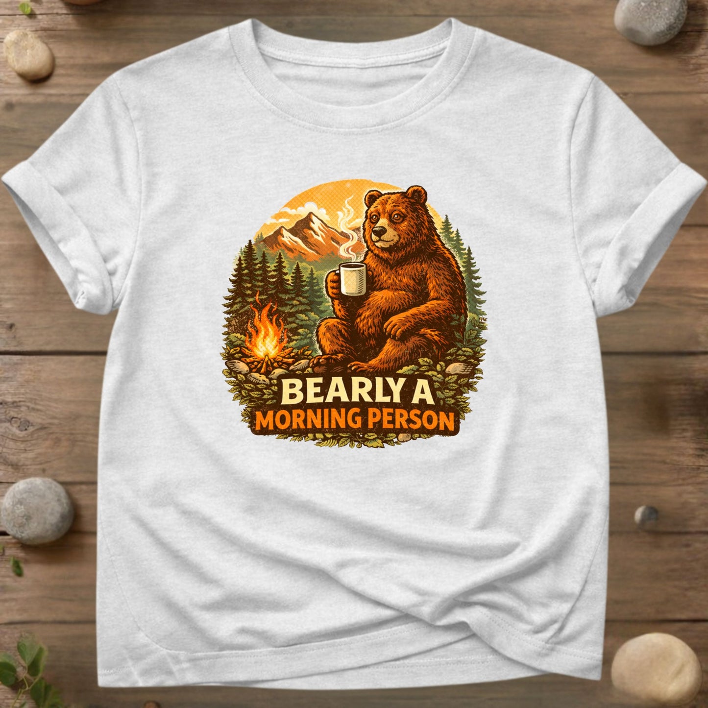 Bearly a Morning Person – Outdoor Coffee Bear Design