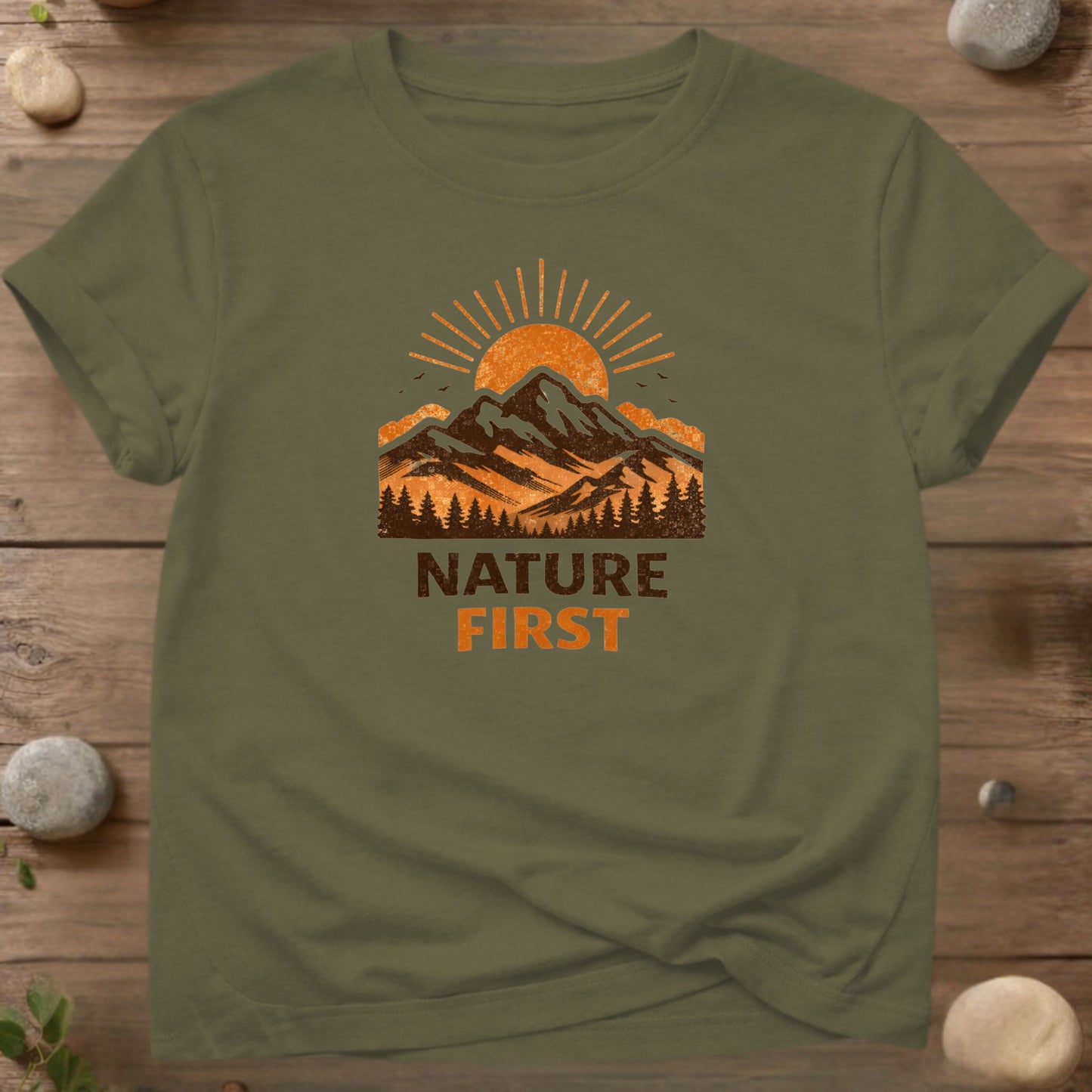 Nature First – Mountain Sunrise Statement Design