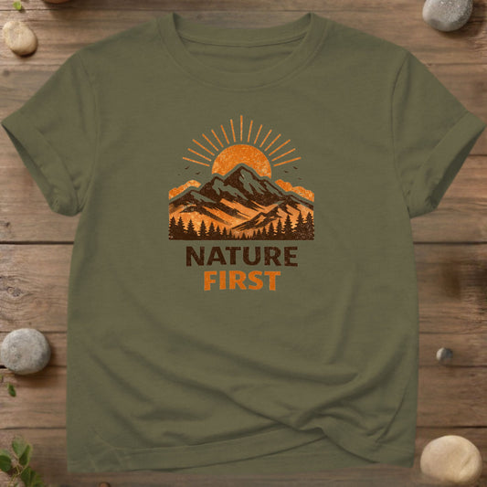 Nature First – Mountain Sunrise Statement Design