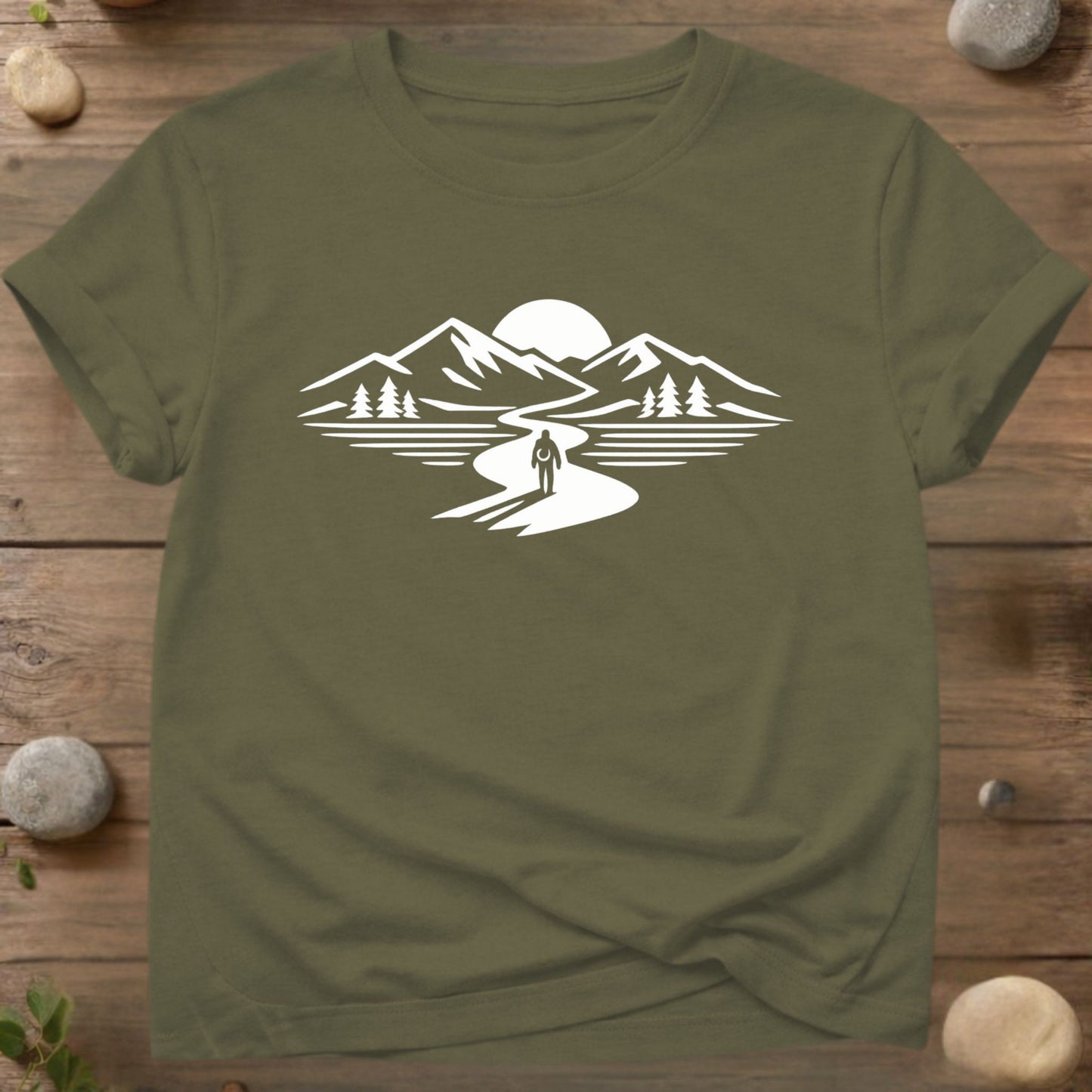 Into the Wild Path – Minimal Mountain Journey Design