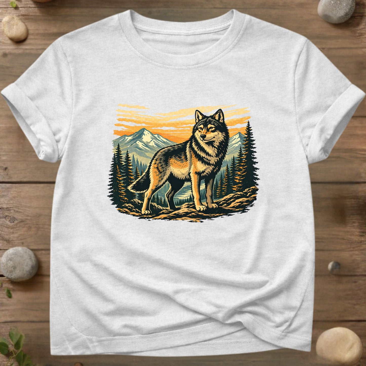 Spirit of the Wild – Mountain Wolf Design