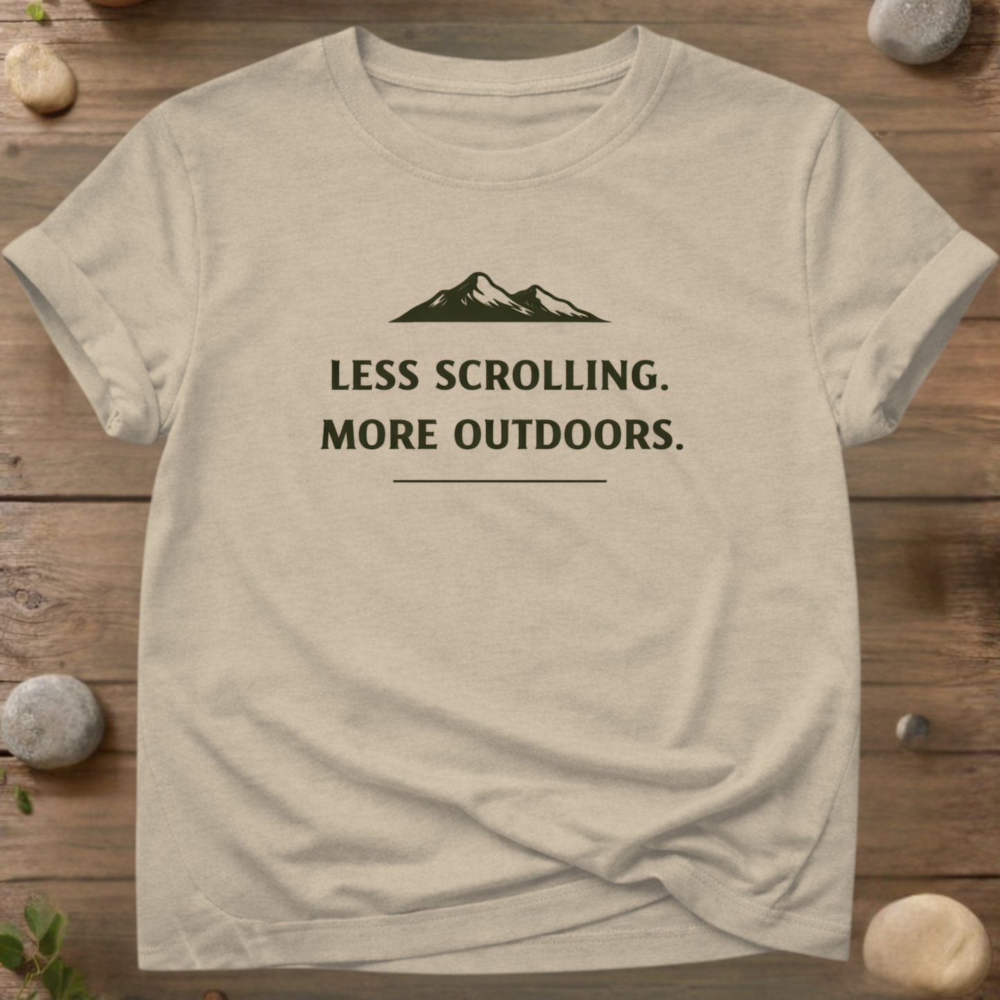 Less Scrolling More Outdoors T-Shirt