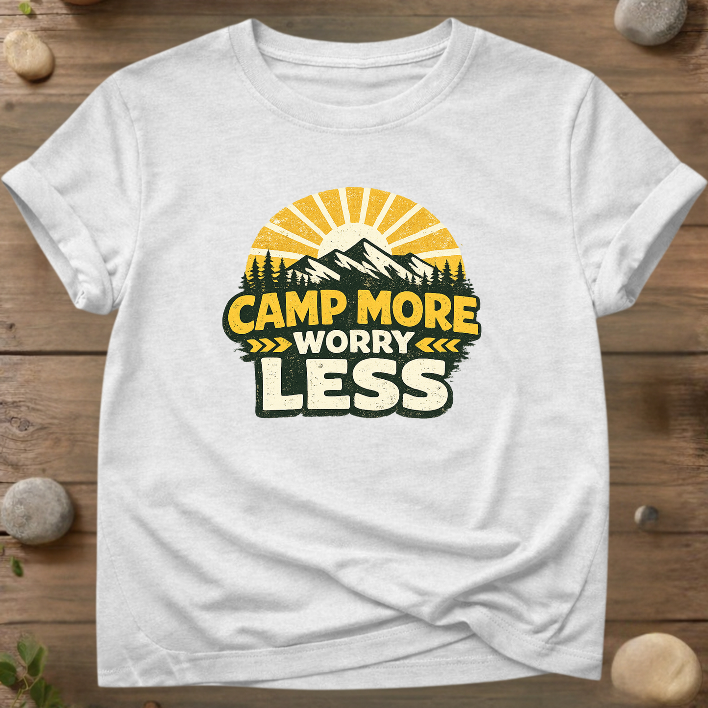 Camp More Worry Less T-shirt