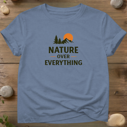 Nature Over Everything Organic Cotton T-Shirt