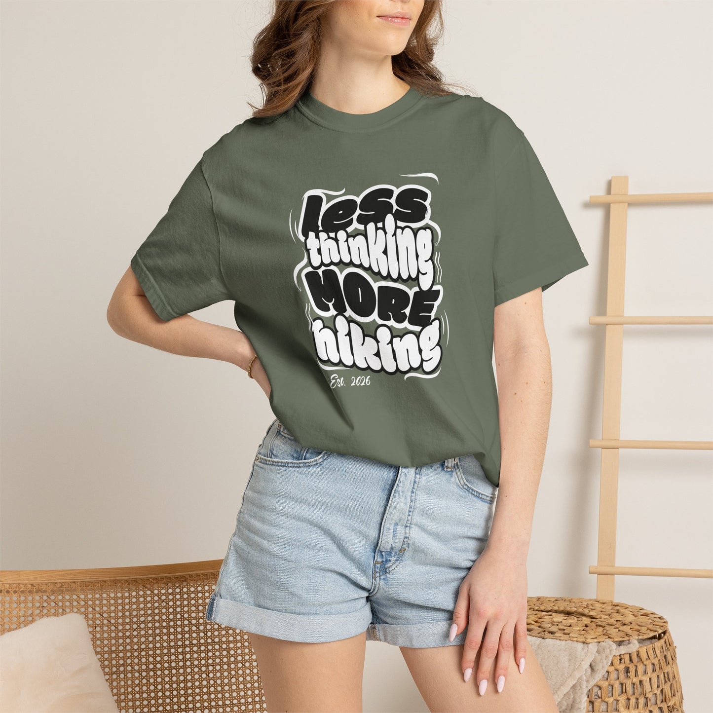 Less Thinking More Hiking T-Shirt