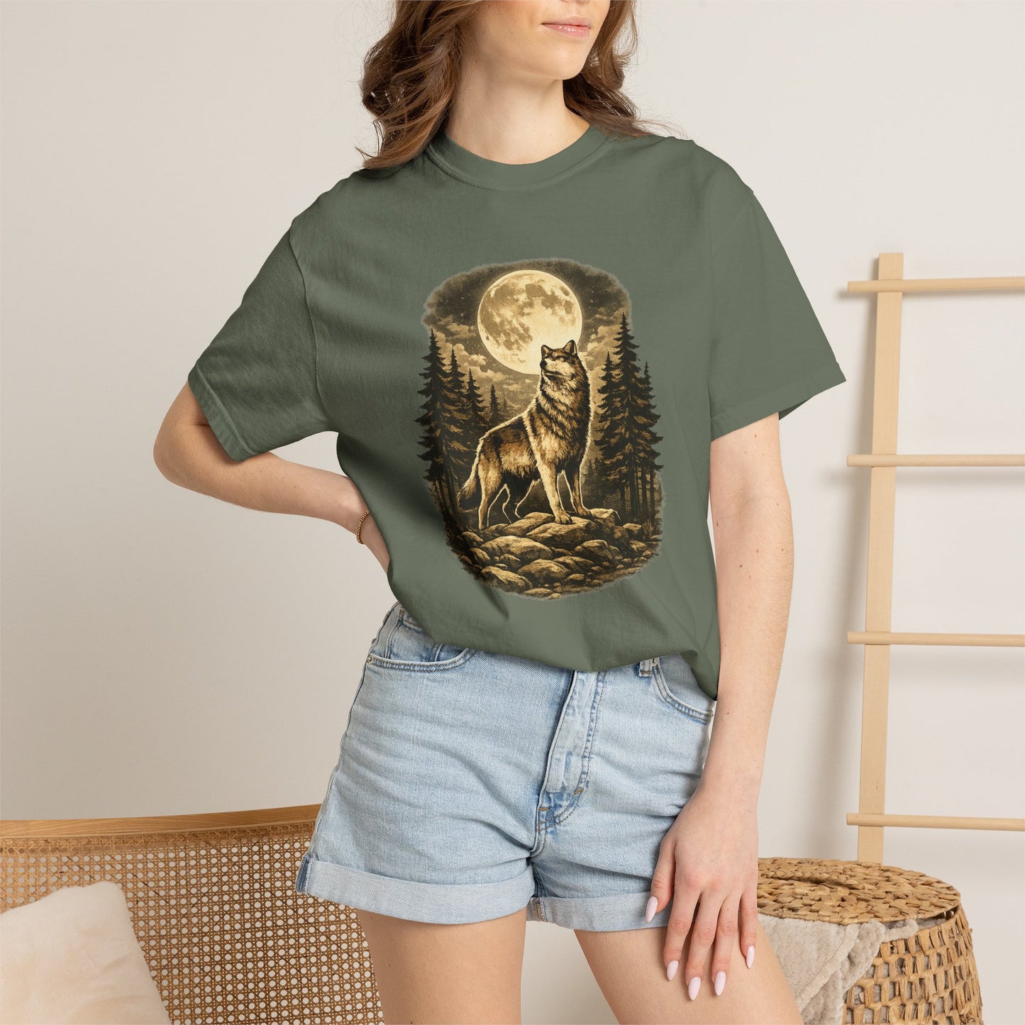 Wolf Howl Moon T-Shirt