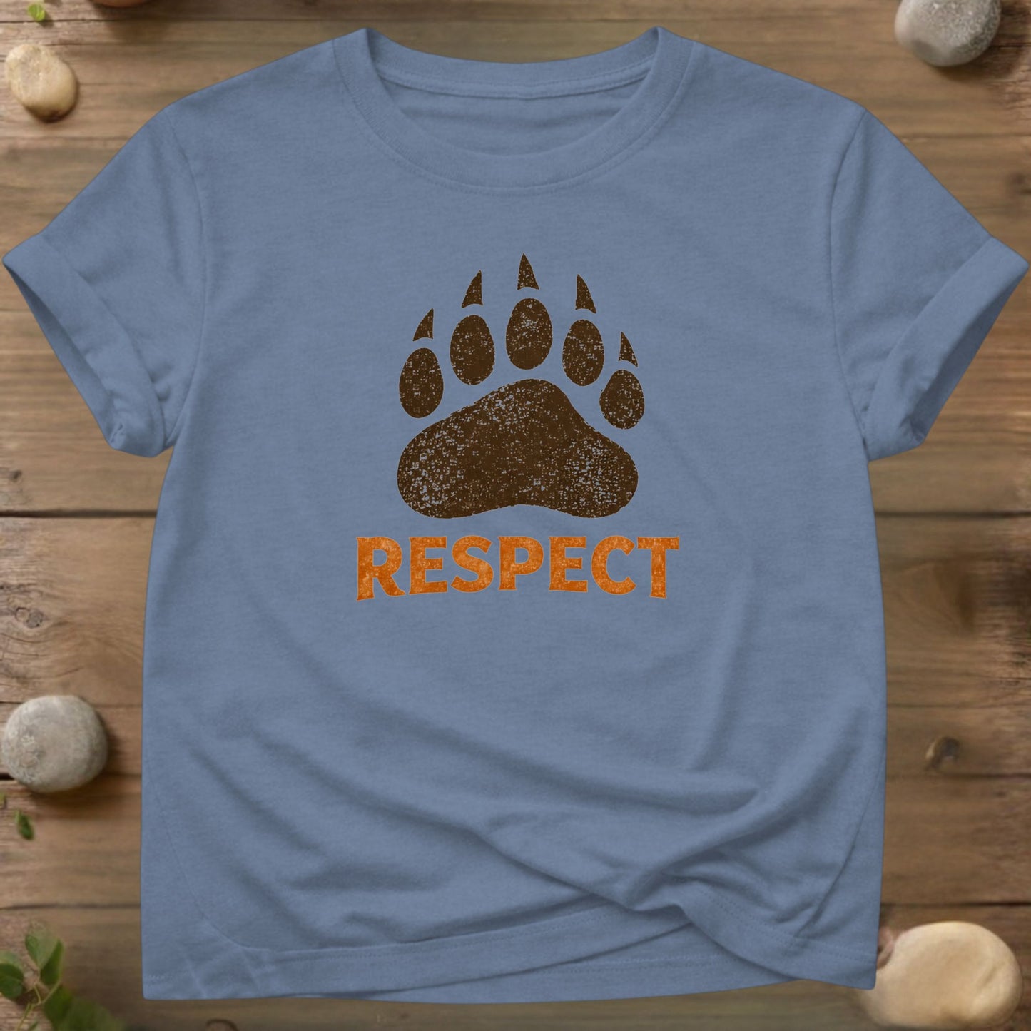 Respect – Wildlife Paw Print Statement Design