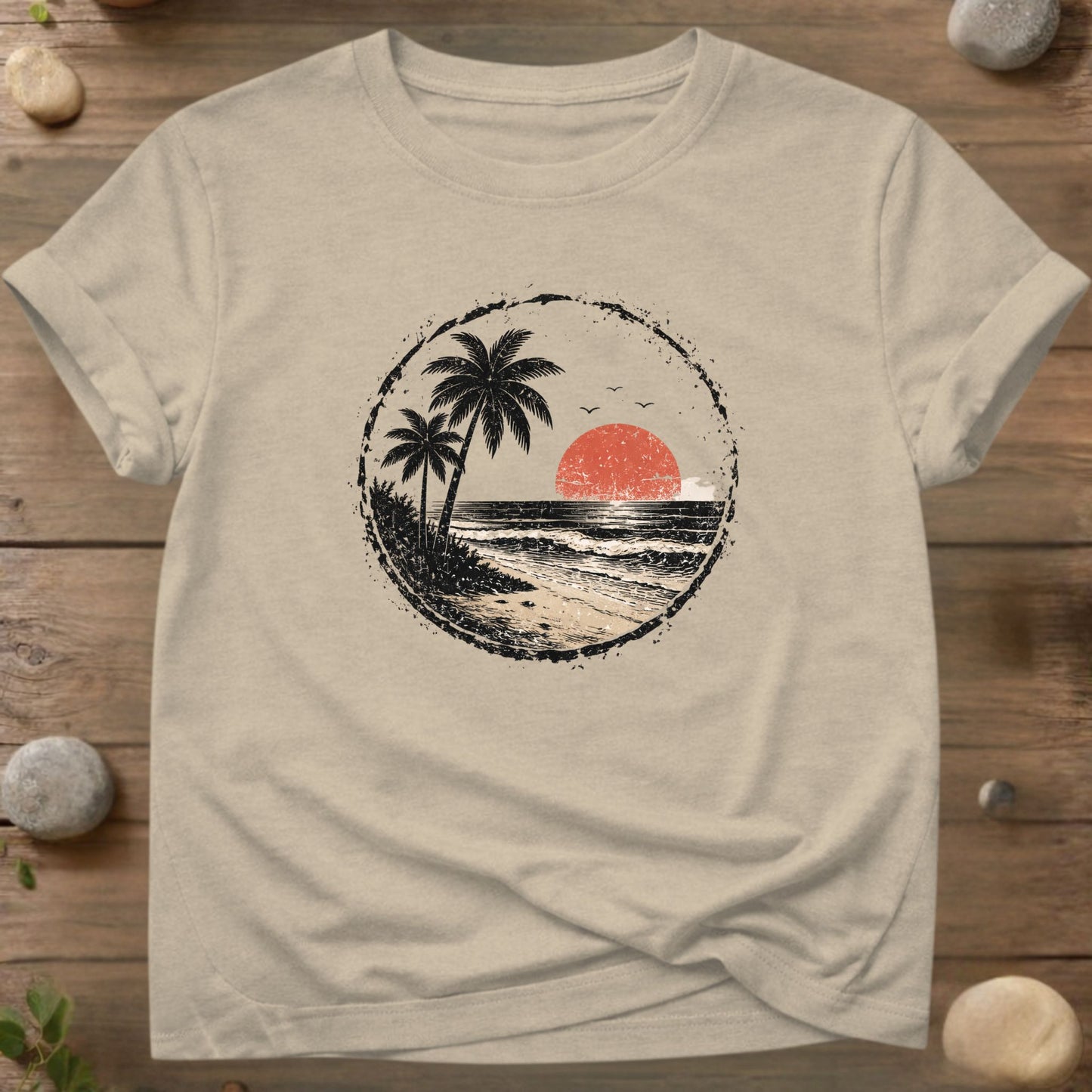 Vintage Palm Sunset T-Shirt