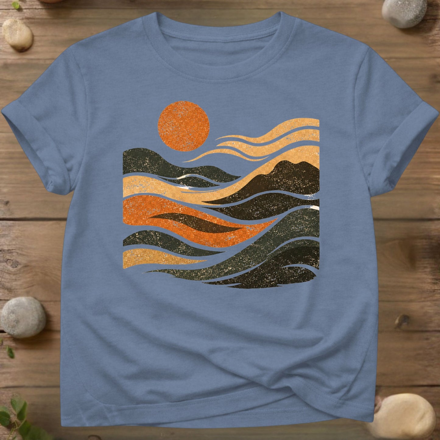 Flowing Horizons – Abstract Nature Landscape Design