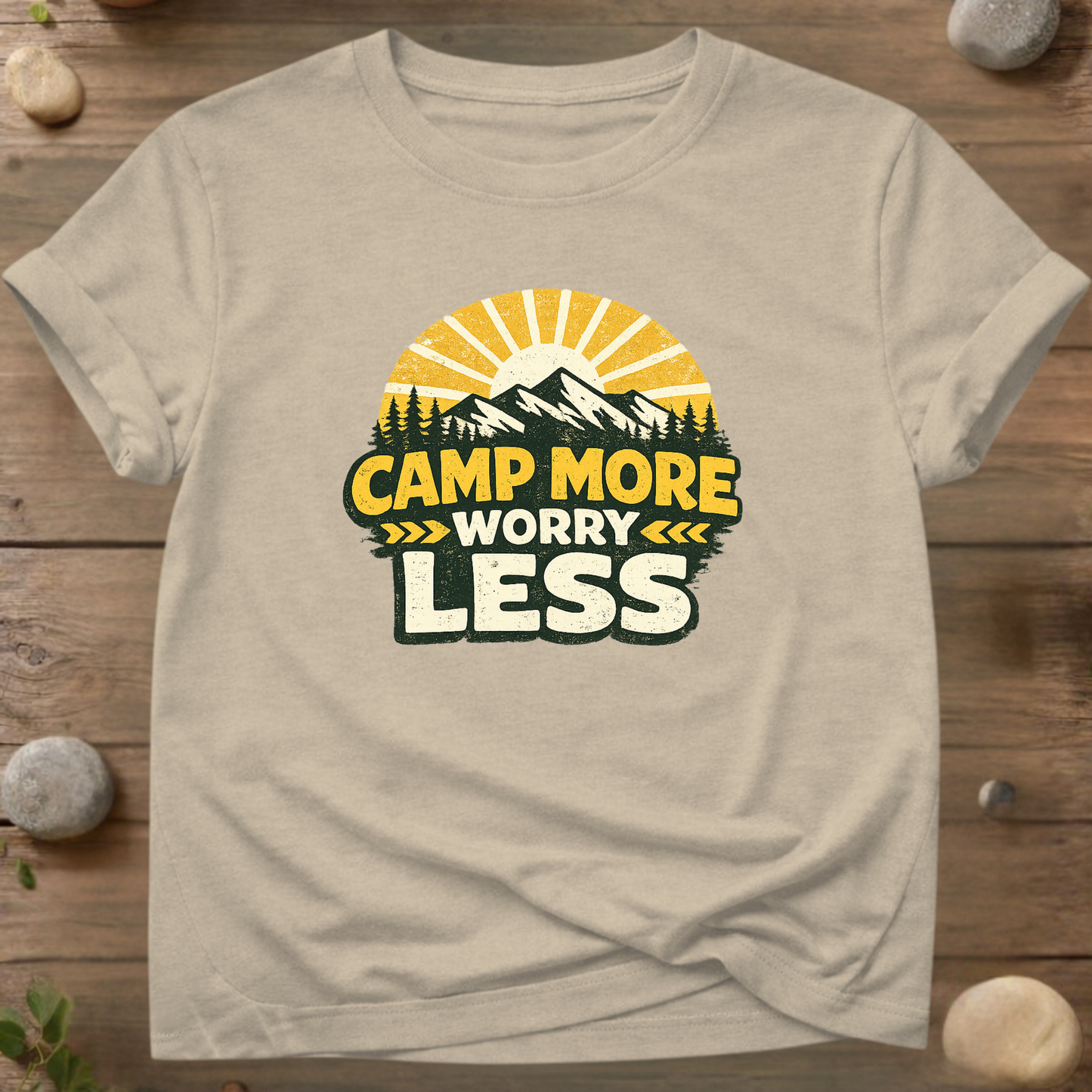 Camp More Worry Less T-shirt