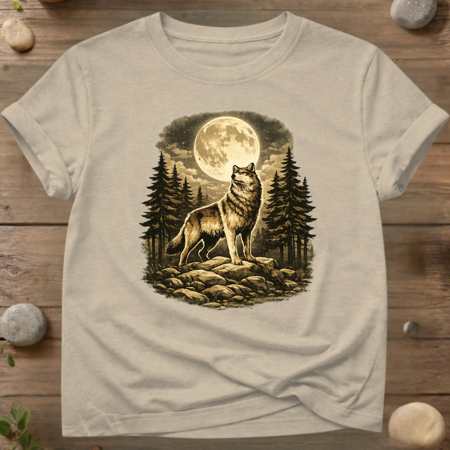Moonlit Wolf | Wilderness Spirit T-Shirt