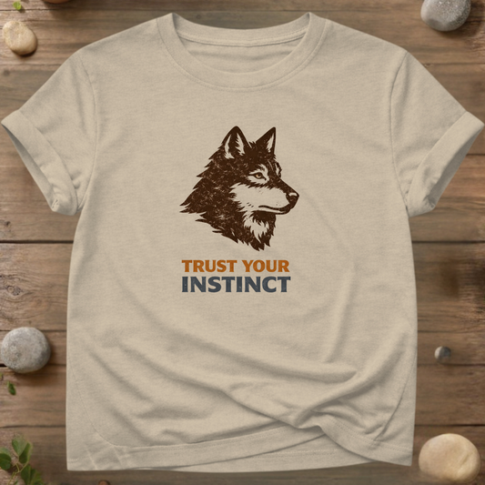 Trust Your Instinct | Wolf Spirit T-Shirt