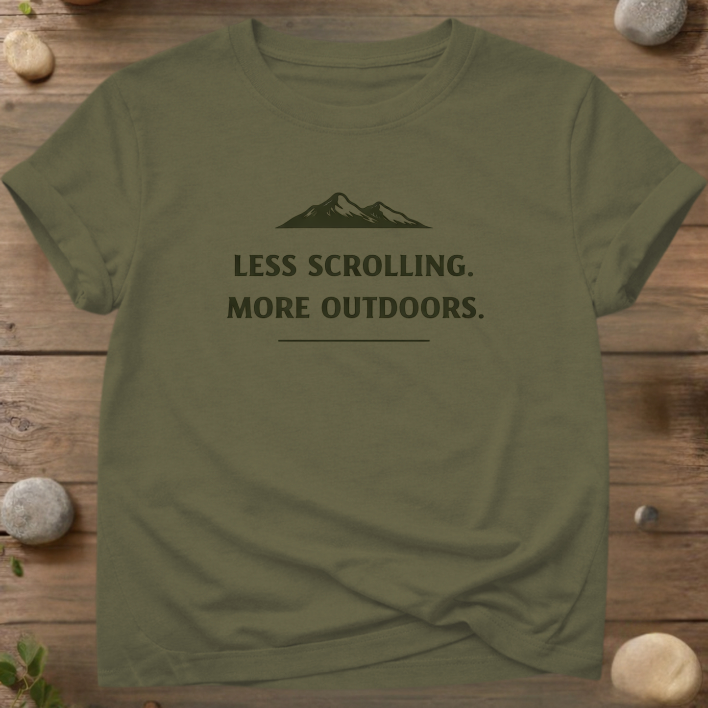 Less Scrolling More Outdoors T-Shirt