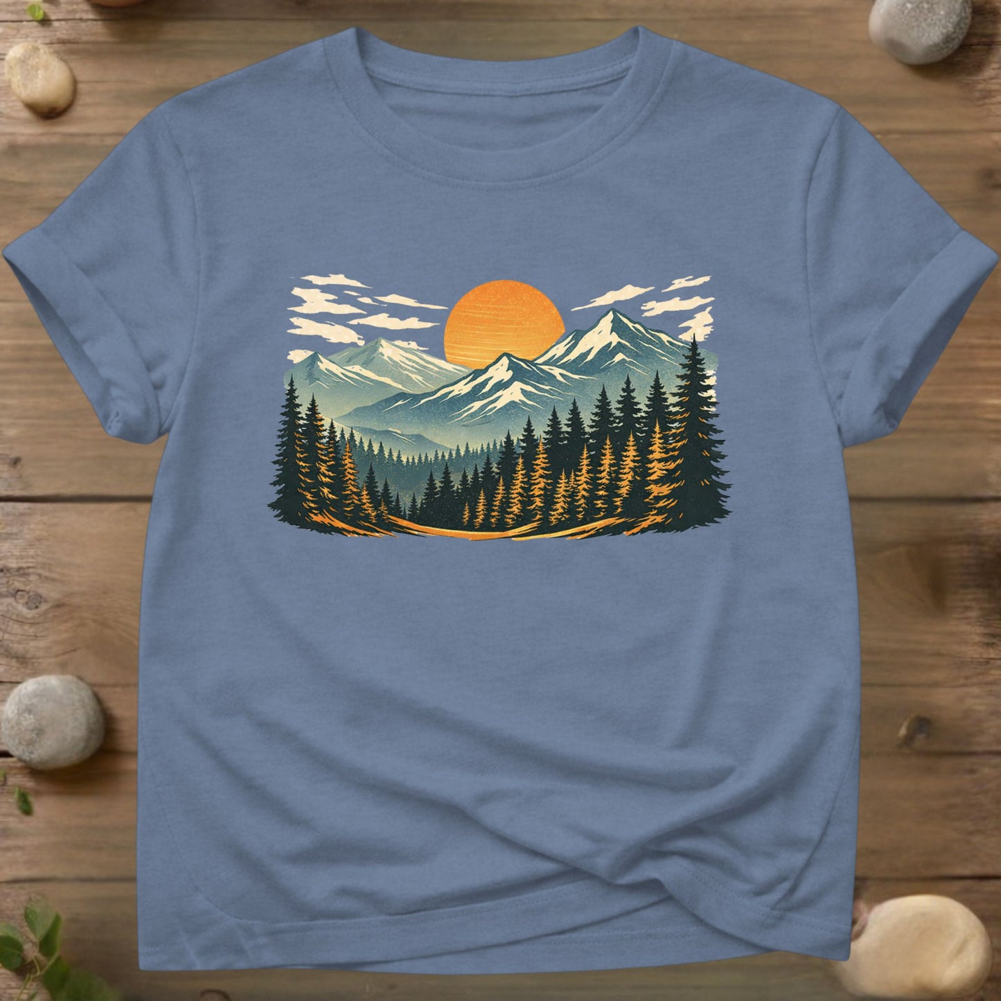 Golden Horizon – Mountain & Forest Landscape Design