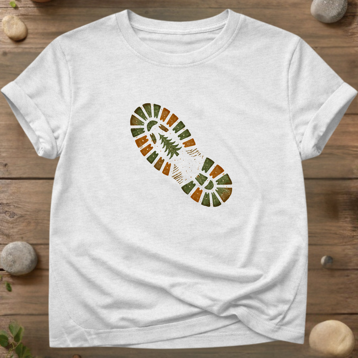 Nature Footprint | Outdoor Trail Inspired T-Shirt