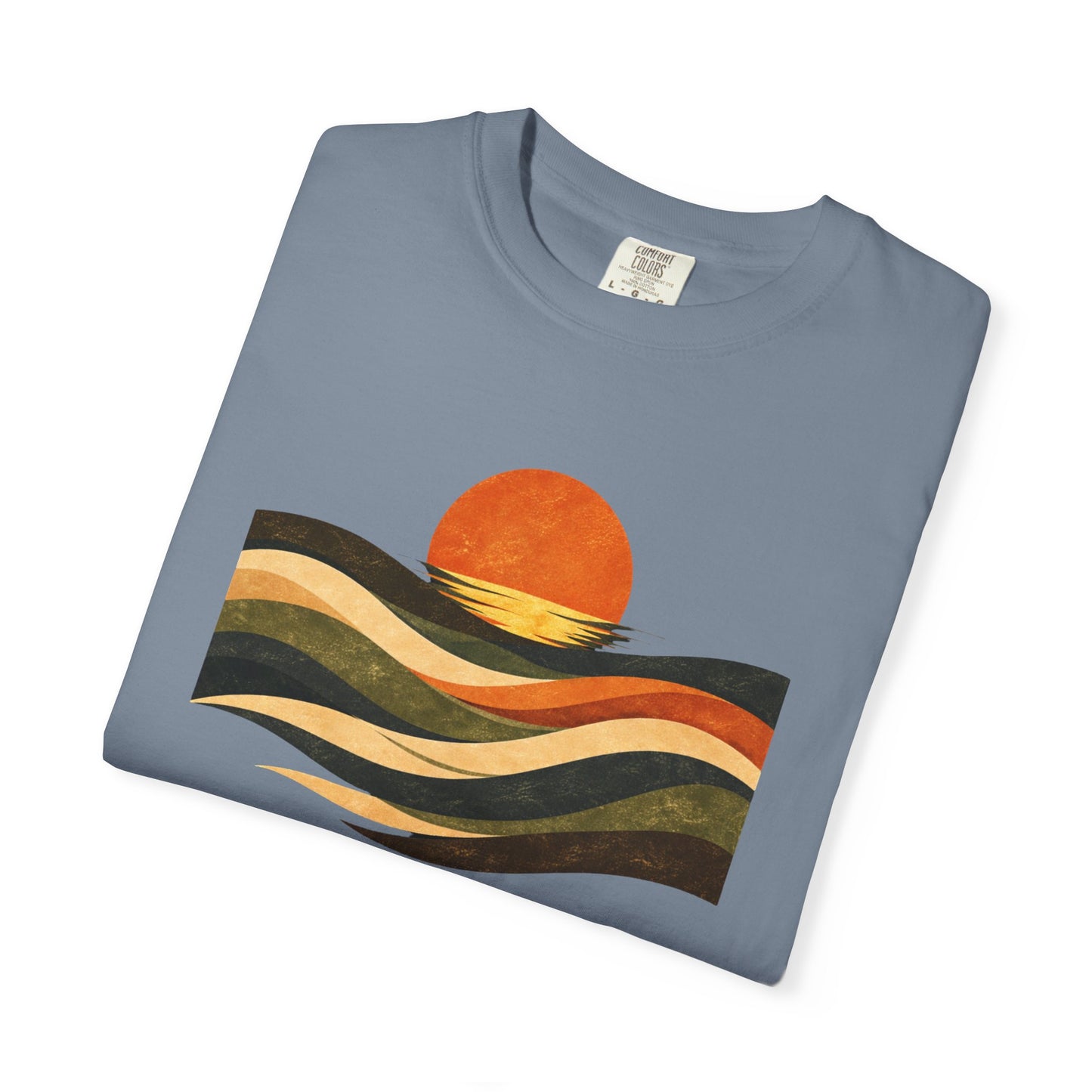 Retro Sunset Waves T-Shirt